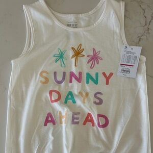 NWT Girls Jumping Beans Tank Top Size 10